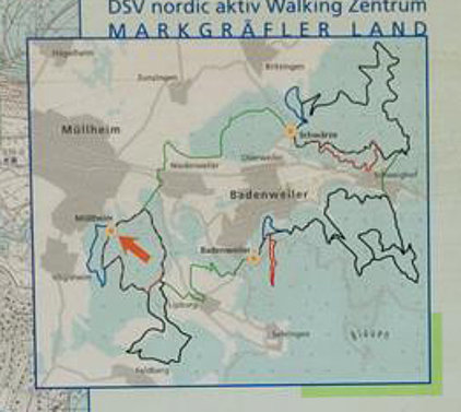 Übersichtkarte Nordic-Walking-Routen MH + BW